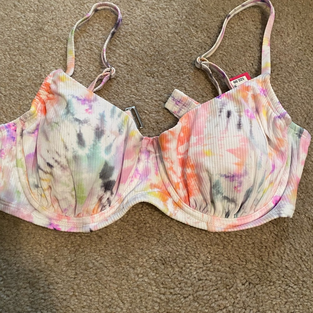 Tye dye bikini top